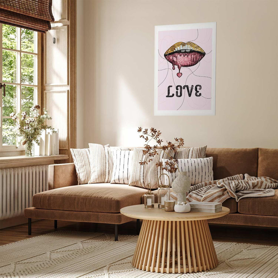 Poster - Fluid Lips Artgeist
