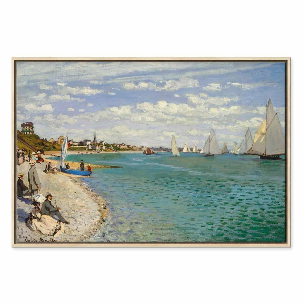 Leinwandbild - Claude Monet – Regatta at Sainte-Adresse