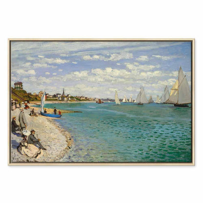 Leinwandbild - Claude Monet – Regatta at Sainte-Adresse