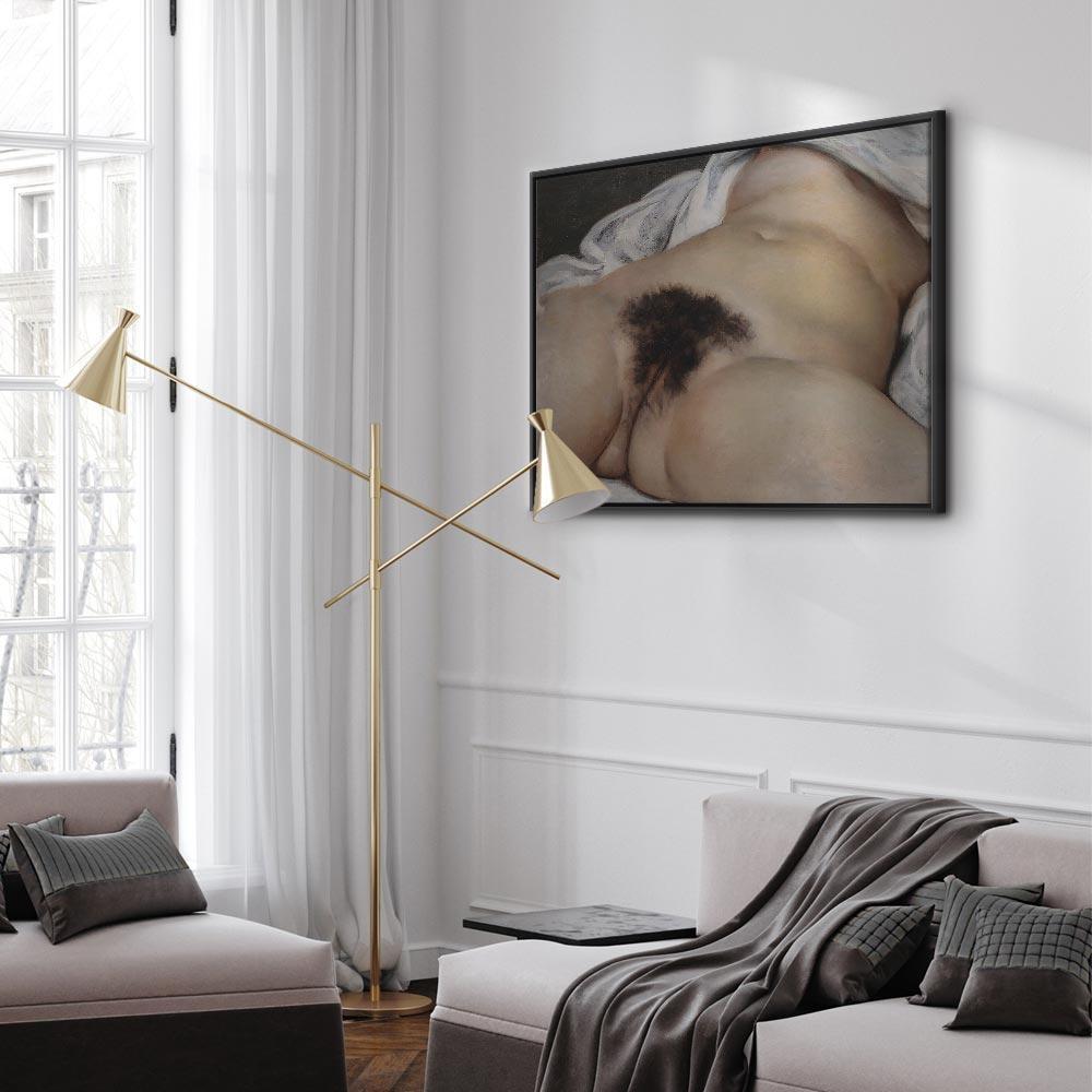 Leinwandbild - Gustave Courbet – The Origin of the World