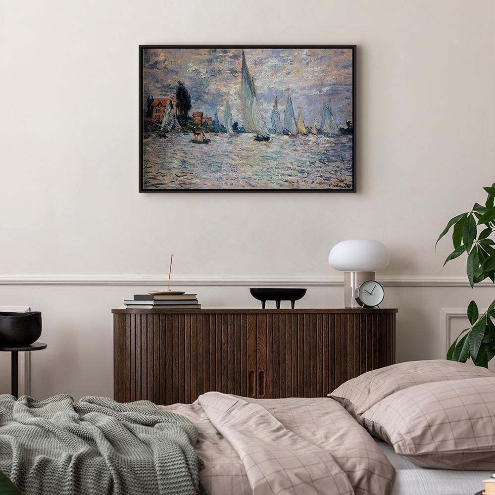 Leinwandbild - Claude Monet - Sailboats, Regatta in Argenteuil