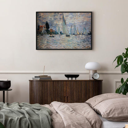 Leinwandbild - Claude Monet - Sailboats, Regatta in Argenteuil
