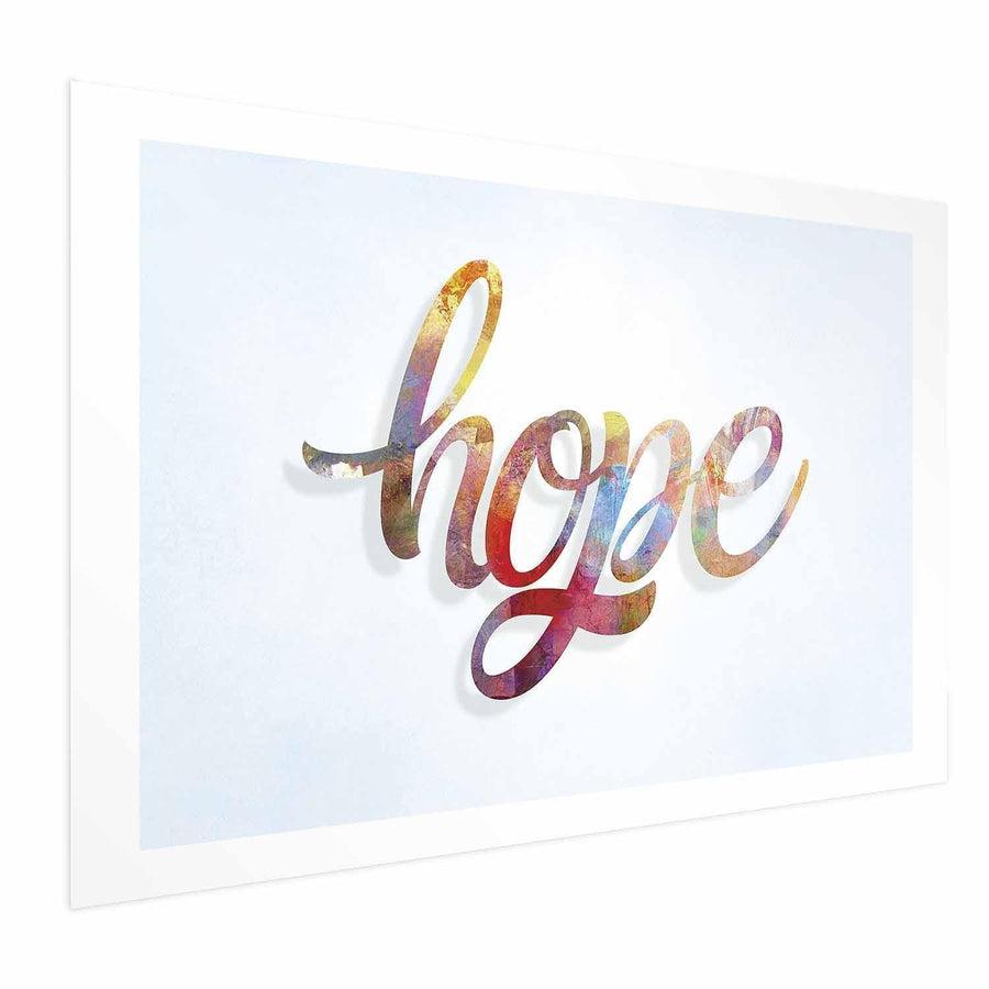 Poster with the word 