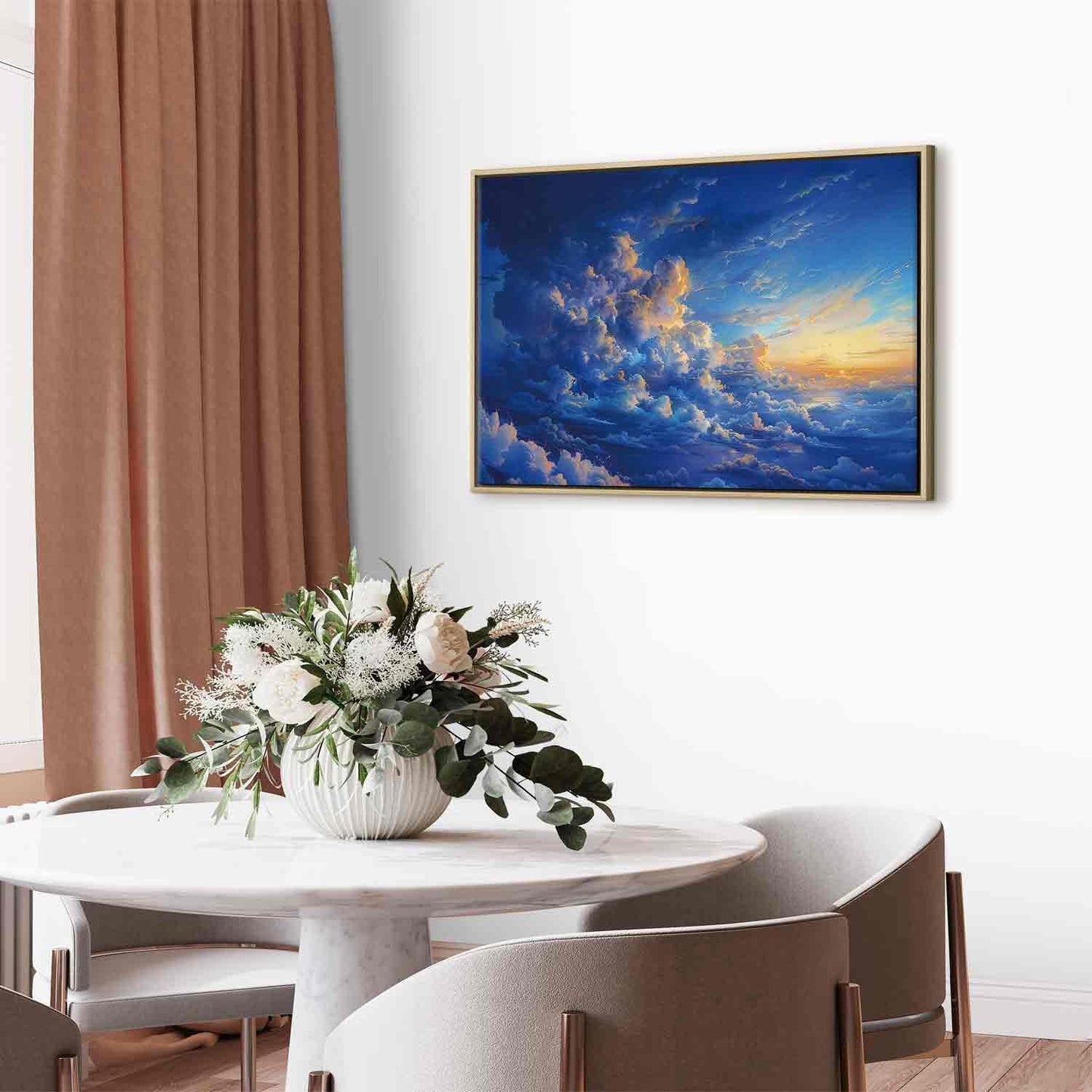 Leinwandbild - When the Sky Becomes a Canvas: Artistic Creation of Nature in the Clouds Artgeist