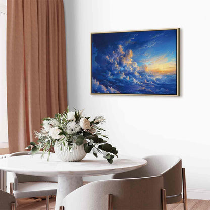 Leinwandbild - When the Sky Becomes a Canvas: Artistic Creation of Nature in the Clouds Artgeist