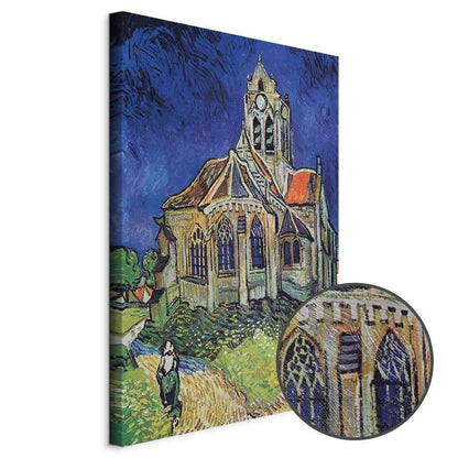 Leinwandbild - Vincent van Gogh – Church at Auvers