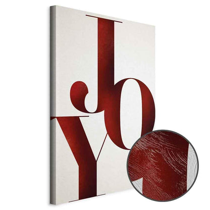 Leinwandbild - Joy (1 Part) Vertical