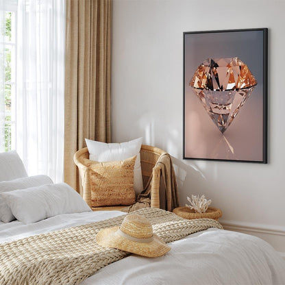 Leinwandbild - Costly Diamond (1 Part) Vertical