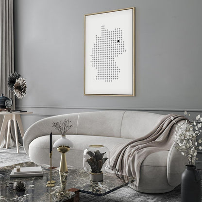 Leinwandbild - Germany (1 Part) Vertical