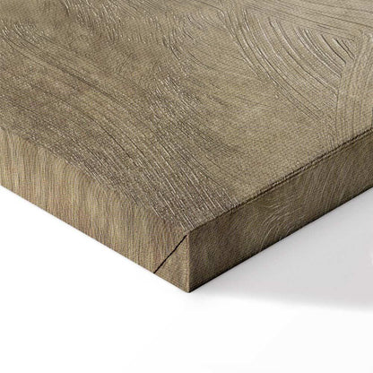 Leinwandbild - Flowers in Beige (1 Part) Wide