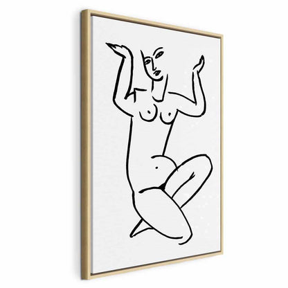 Leinwandbild - Uncertain Encouragement (1 Part) Vertical