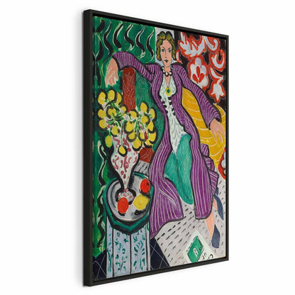 Leinwandbild - Henri Matisse – Woman in a Purple Coat