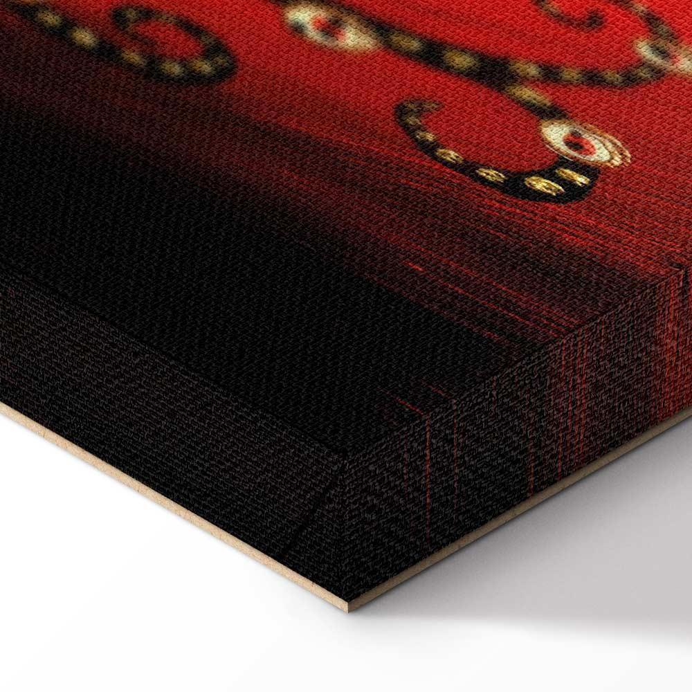 Leinwandbild - Fiery Tree (1 Part) Narrow