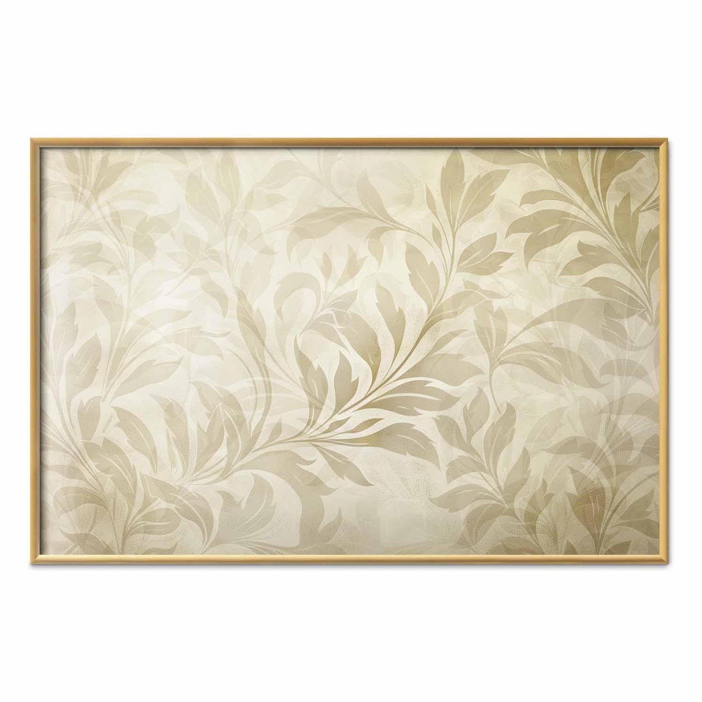 Poster - Sand-colored Leaves and Vines