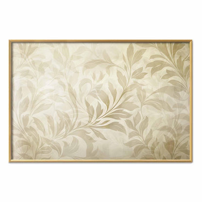 Poster - Sand-colored Leaves and Vines