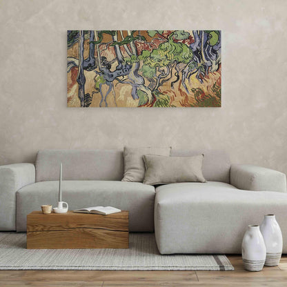 Leinwandbild - Tree roots (Vincent Van Gogh) Artgeist