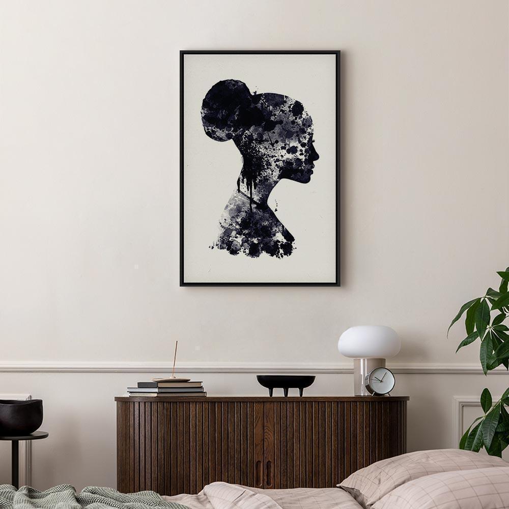 Leinwandbild - Abstract Profile (1 Part) Vertical