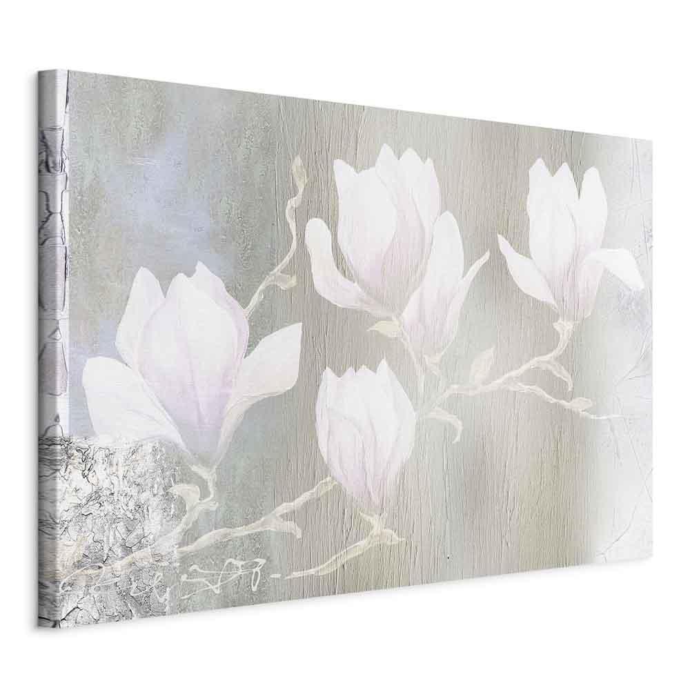 Leinwandbild - White Magnolias (1 Part) Wide