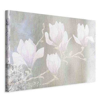 Leinwandbild - White Magnolias (1 Part) Wide