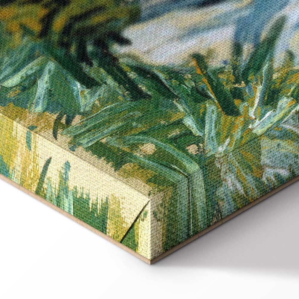 Leinwandbild - Vincent Van Gogh – The Garden of Dr Gachet in Auvers