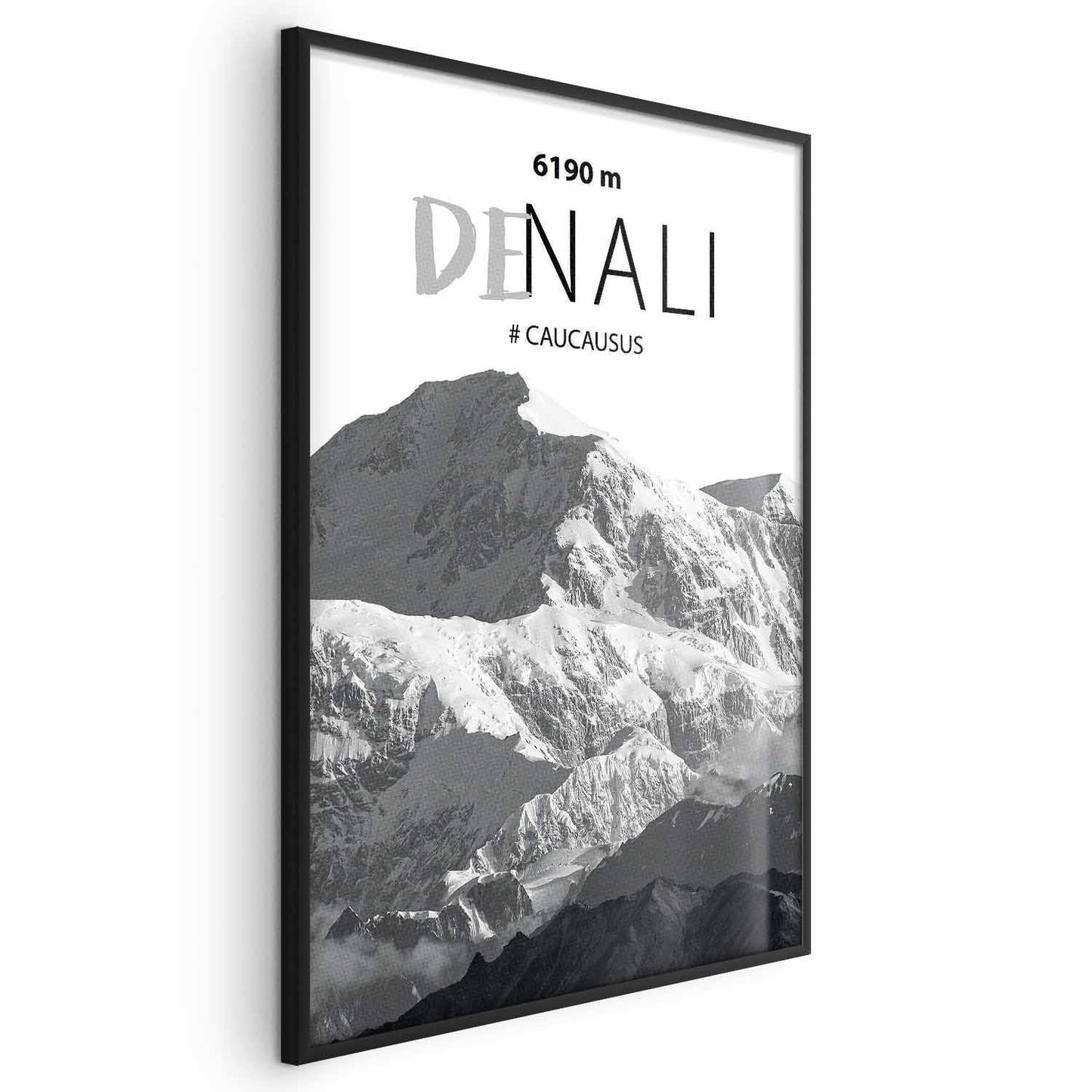 Poster - Majestic mountain peak Denali mountain crown mountain landscape