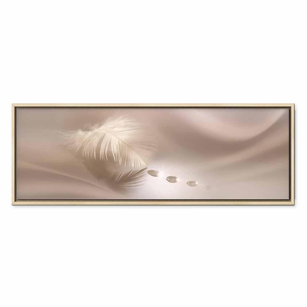 Leinwandbild - Delicate Feather