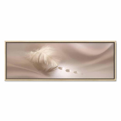 Leinwandbild - Delicate Feather