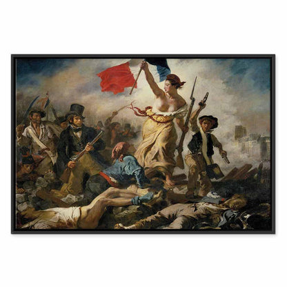 Leinwandbild - Eugène Delacroix – Liberty Leading the People