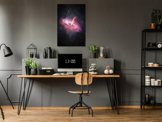 Leinwandbild - Lonely Galaxy (1 Part) Vertical Artgeist
