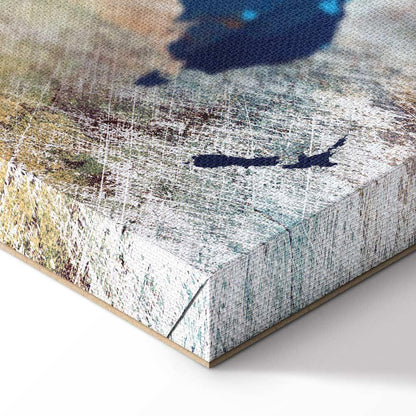 Leinwandbild - World Map: Colourful Madness