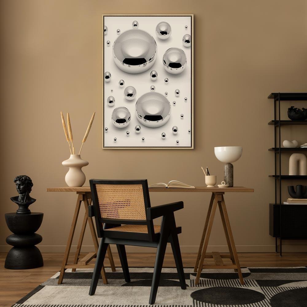 Leinwandbild - Enchanted in the Frost (1 Part) Vertical