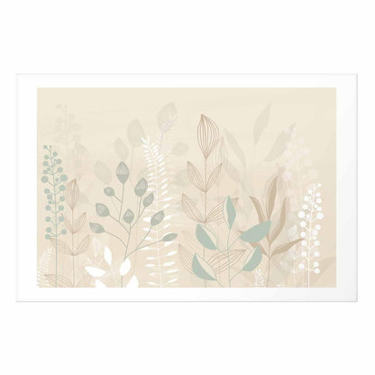 Poster - Pastel-Beige Meadow