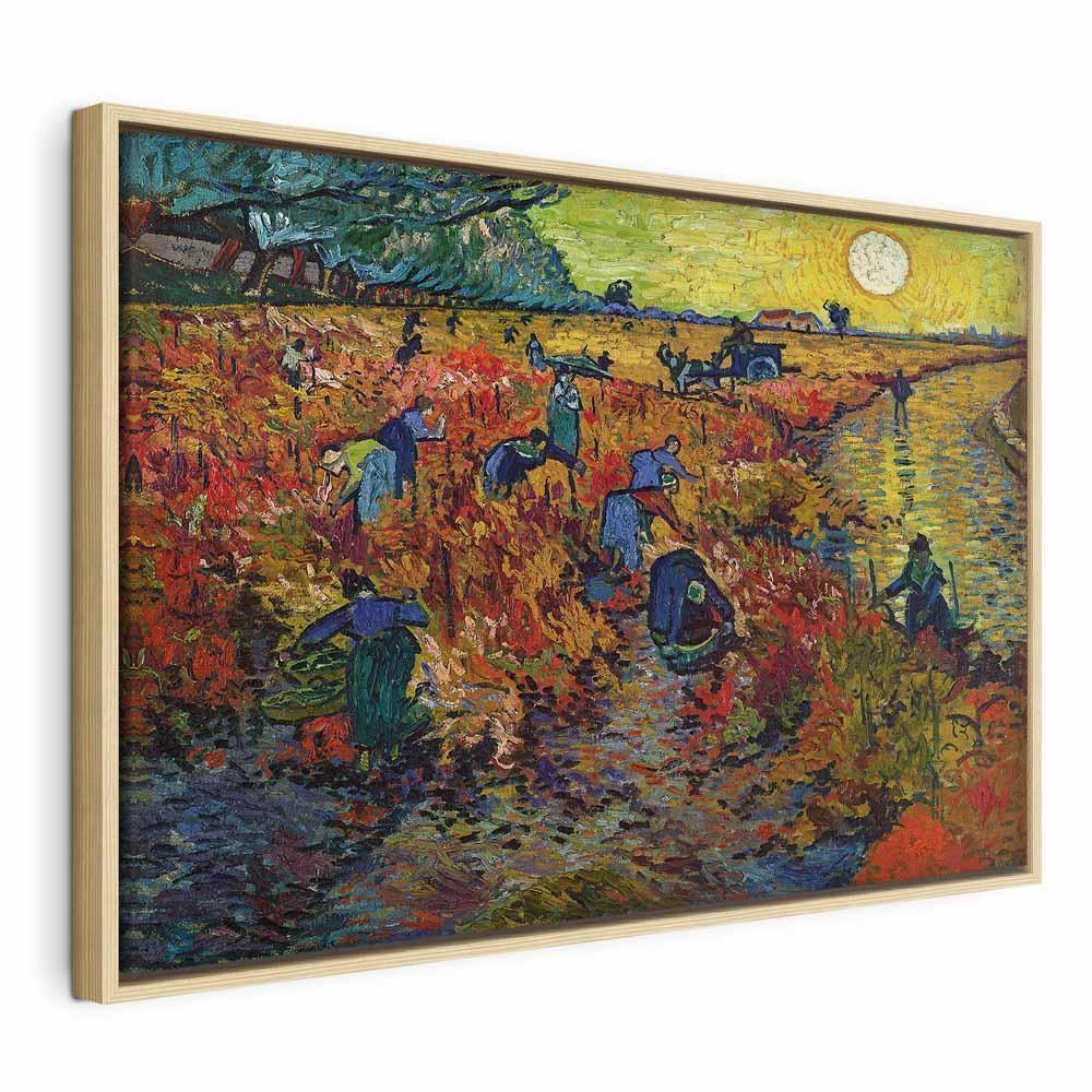 Leinwandbild - Vincent van Gogh – The Red Vineyard