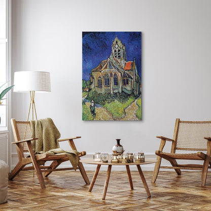 Leinwandbild - Vincent van Gogh – Church at Auvers