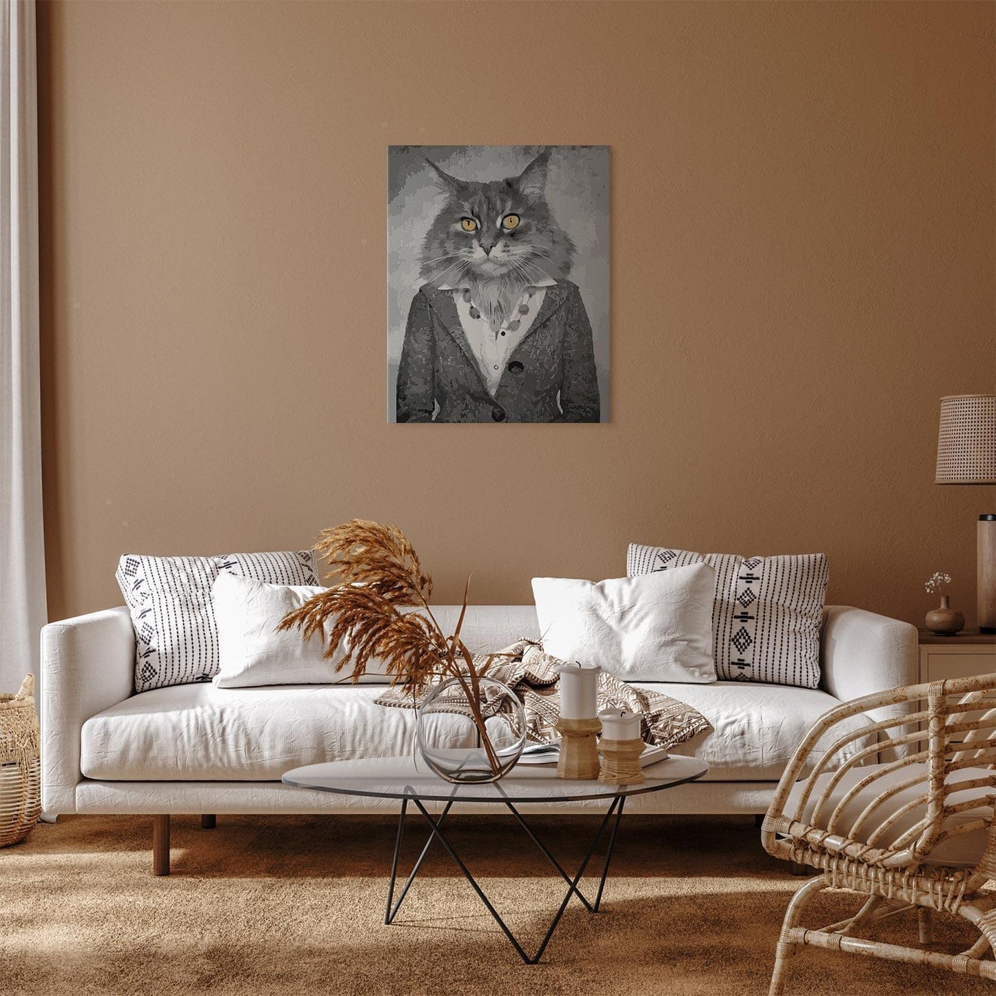 Malen nach Zahlen - Elegant Cat