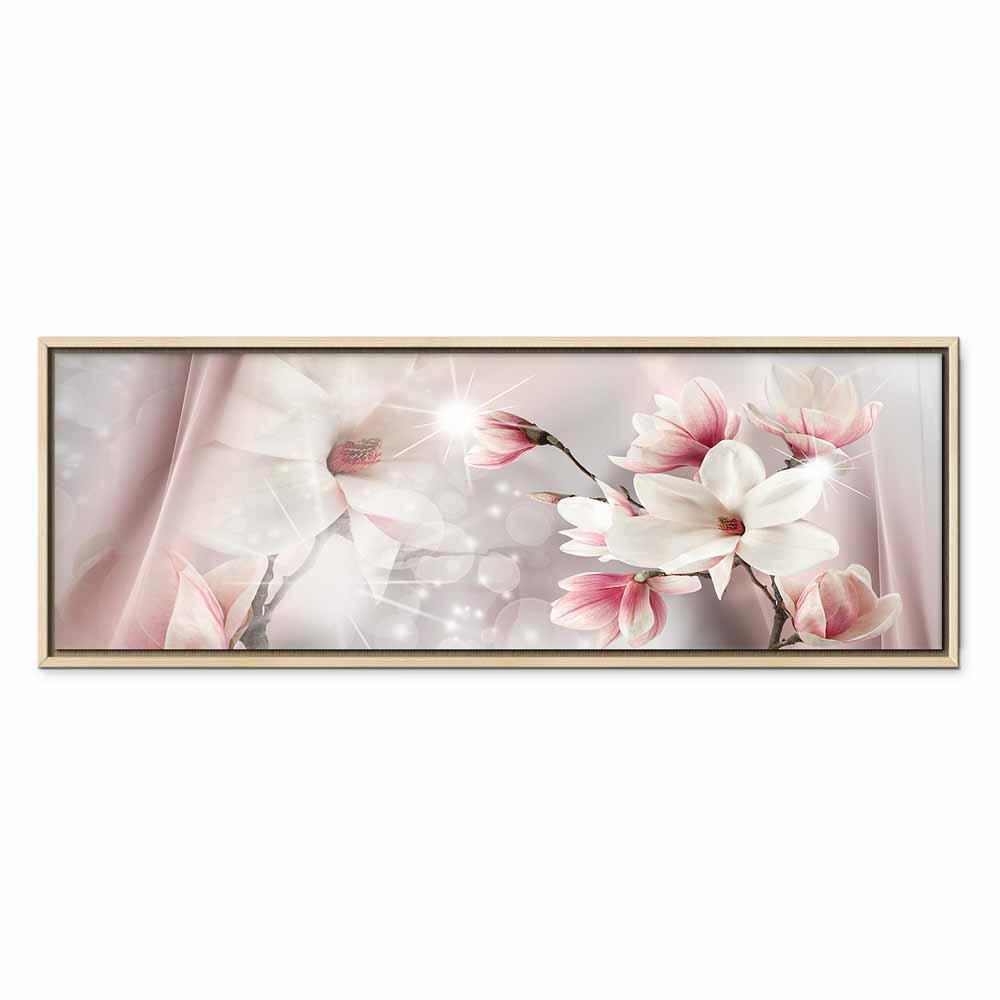 Leinwandbild - Magnolia Reflection (1 Part) Narrow