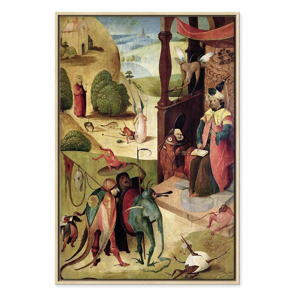Leinwandbild - Hieronymus Bosch – St James and the Magician