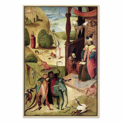 Leinwandbild - Hieronymus Bosch – St James and the Magician