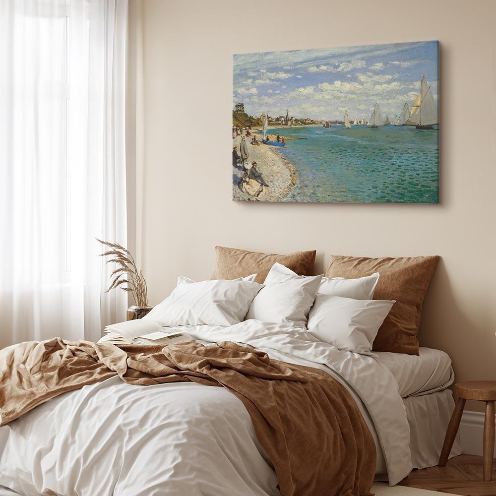 Leinwandbild - Claude Monet – Regatta at Sainte-Adresse