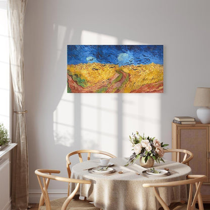 Leinwandbild - Vincent van Gogh – Wheatfield With Crows