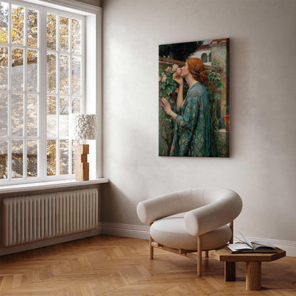 Leinwandbild - John William Waterhouse – The Soul of the Rose