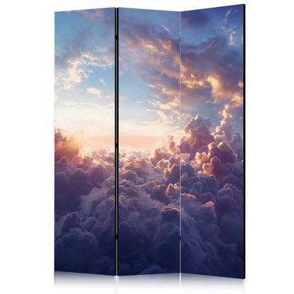 Paravent - The Sun in Hiding: The Golden Face of the Sky Over a Cloudy Sea Artgeist