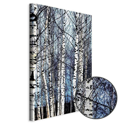 Leinwandbild - Frosty January (1 Part) Vertical