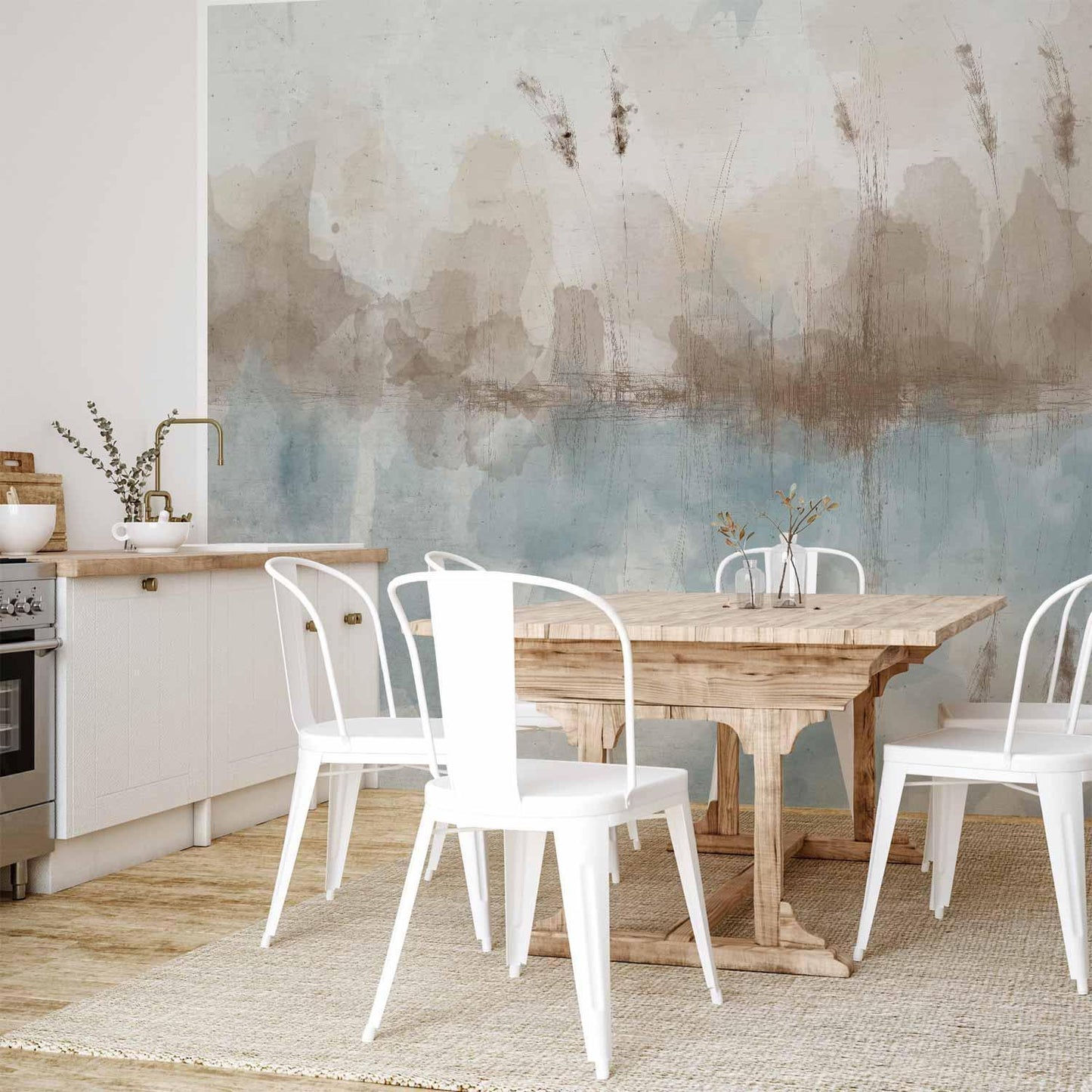 Fototapete - Winter Pond