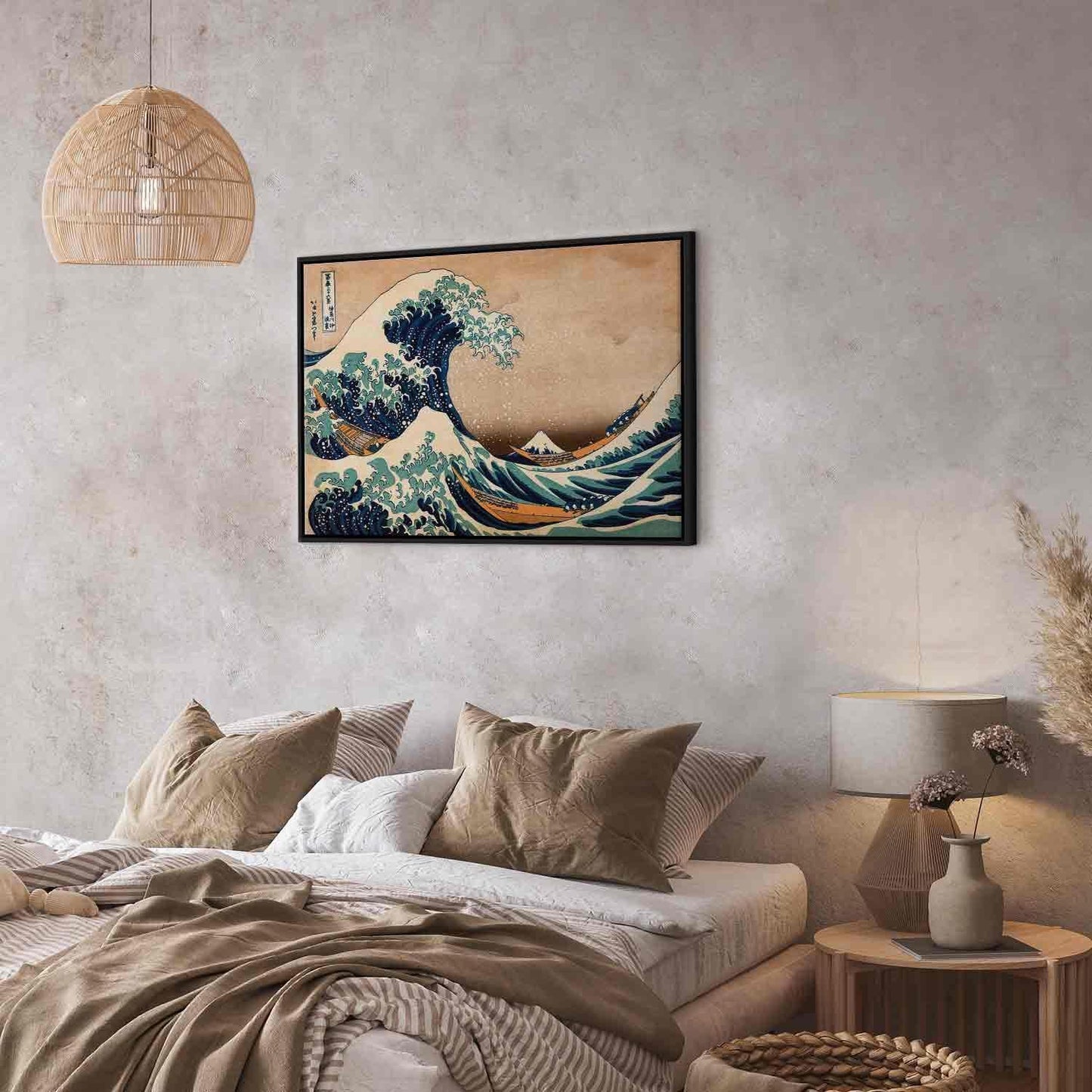 Leinwandbild - The Great Wave off Kanagawa (Reproduction)