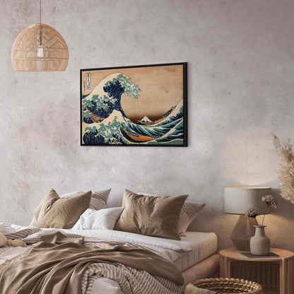 Leinwandbild - The Great Wave off Kanagawa (Reproduction)