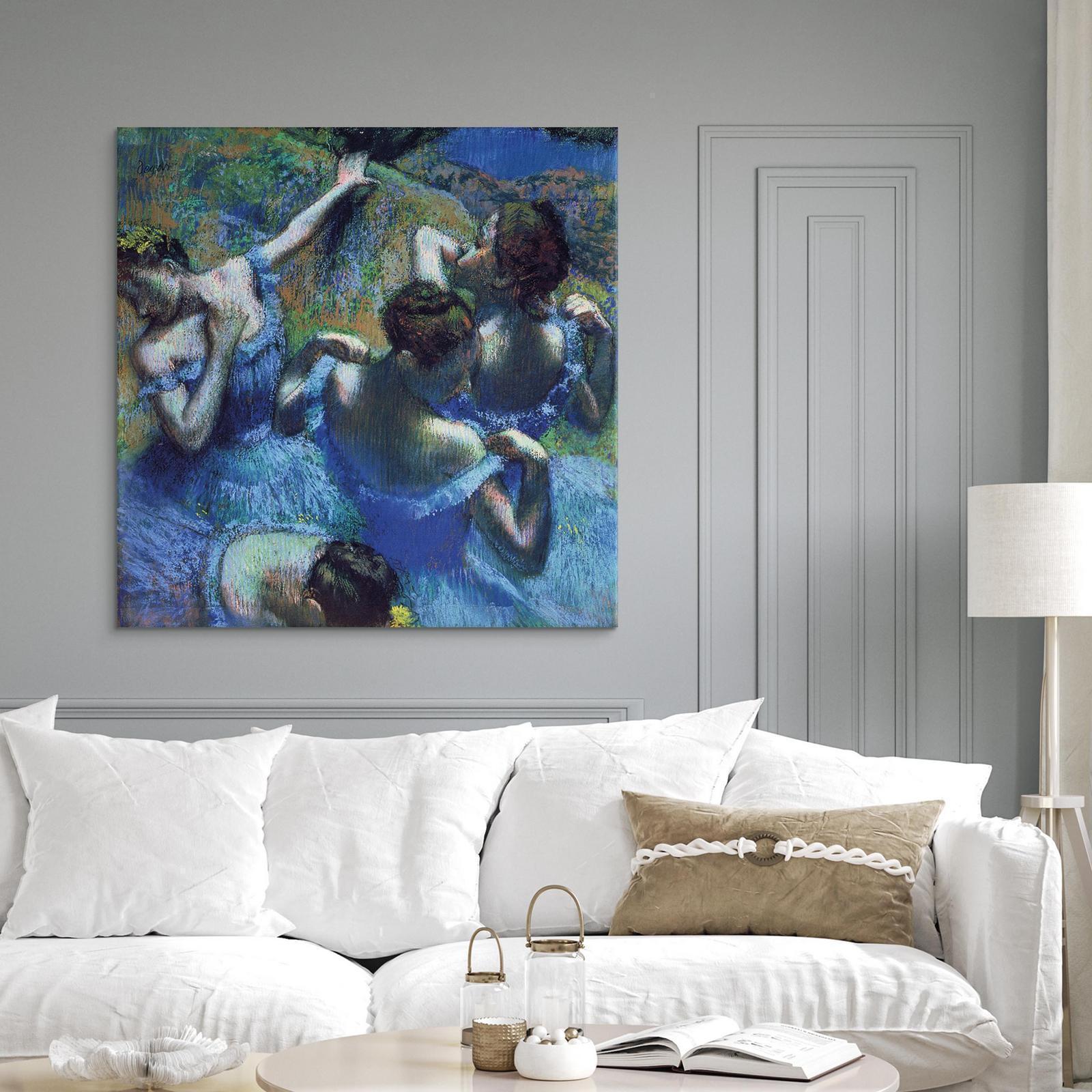 Leinwandbild - Blue Dancers II Artgeist