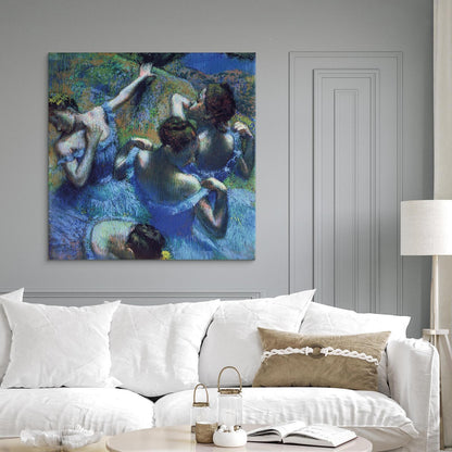 Leinwandbild - Blue Dancers II Artgeist