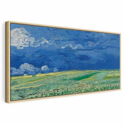 Leinwandbild - Vincent van Gogh – Wheatfield under Thunderclouds