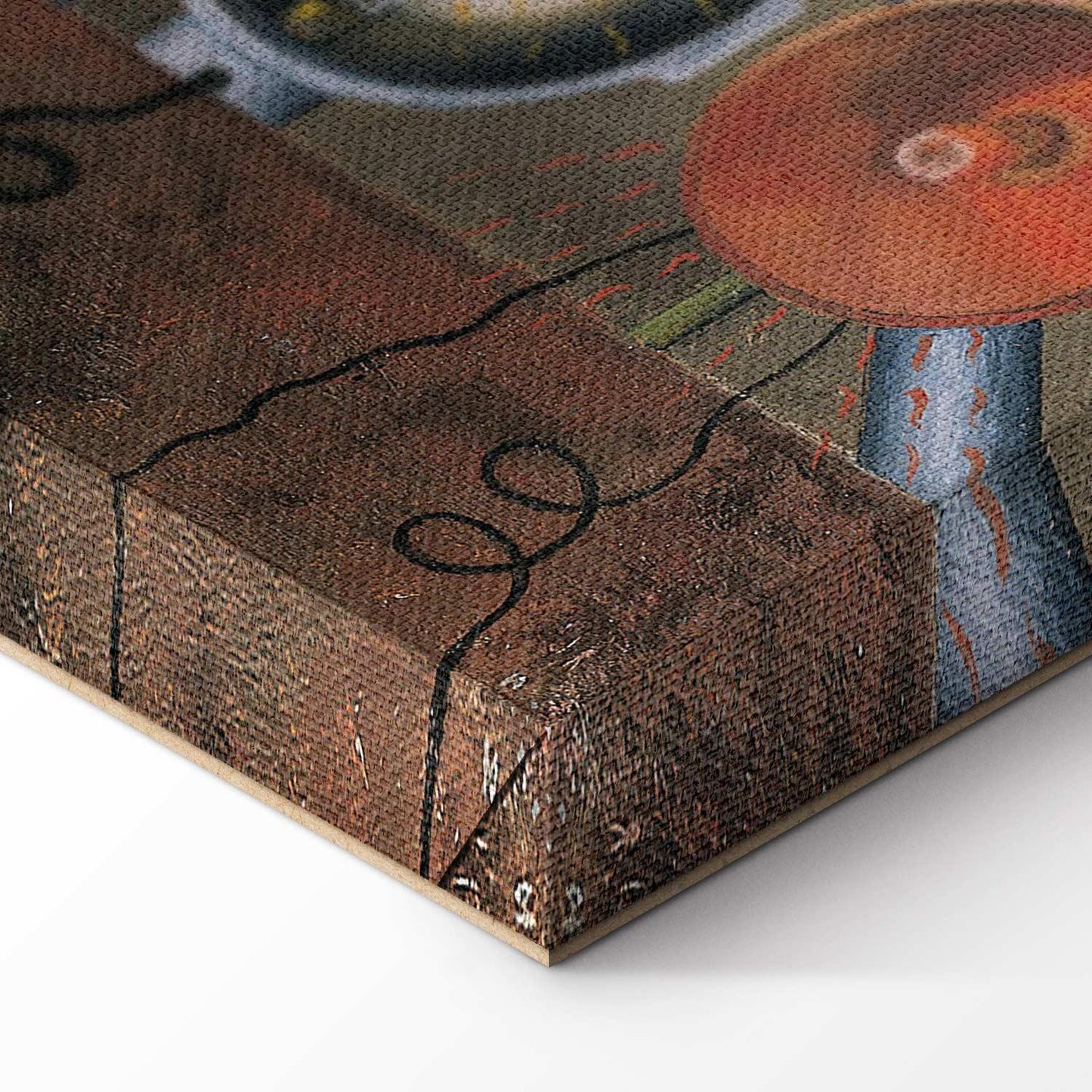 Leinwandbild - Frida Kahlo – Self-Portrait on the Borderline Between Mexico and the United States